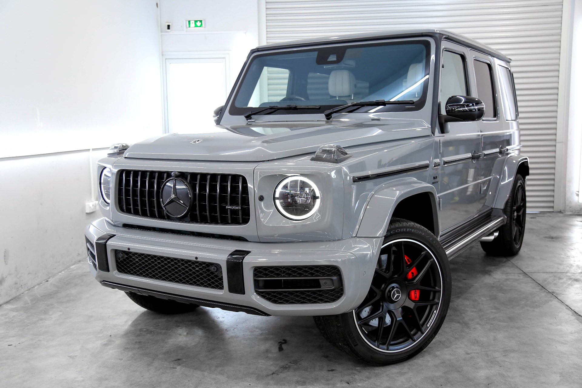 Satin grey Mercedes G-Wagon wrap